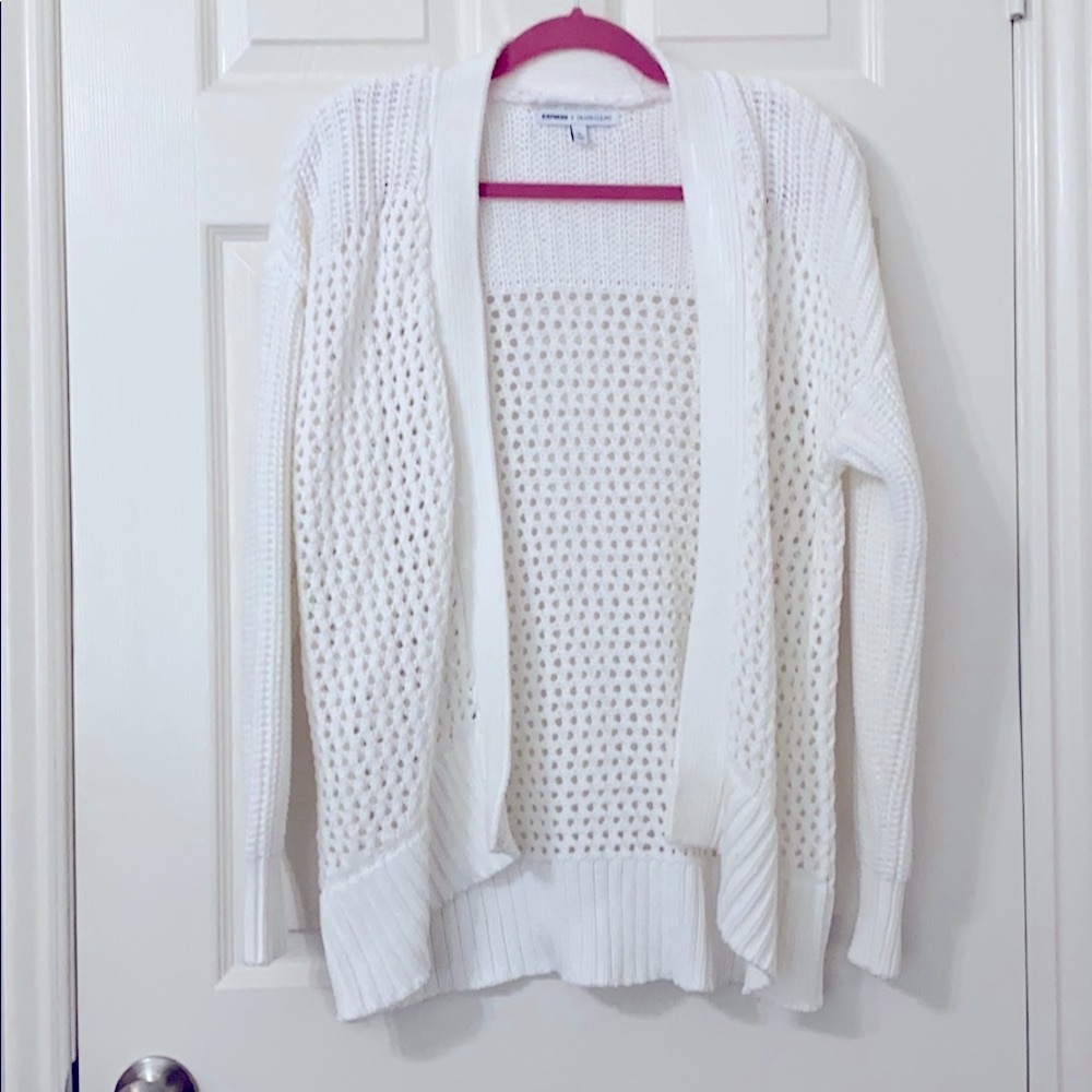 ‼️SALE‼️Oversized White Cardigan Sweater